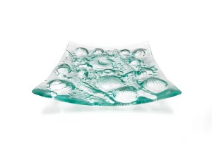 Sea plate with green