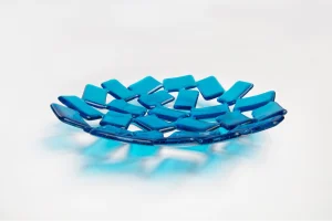 Turquoise bricks bowl